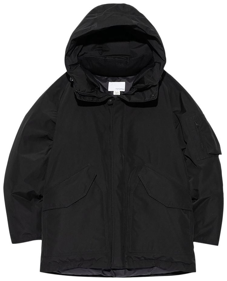 nanamica GORE TEX Down Coat Black