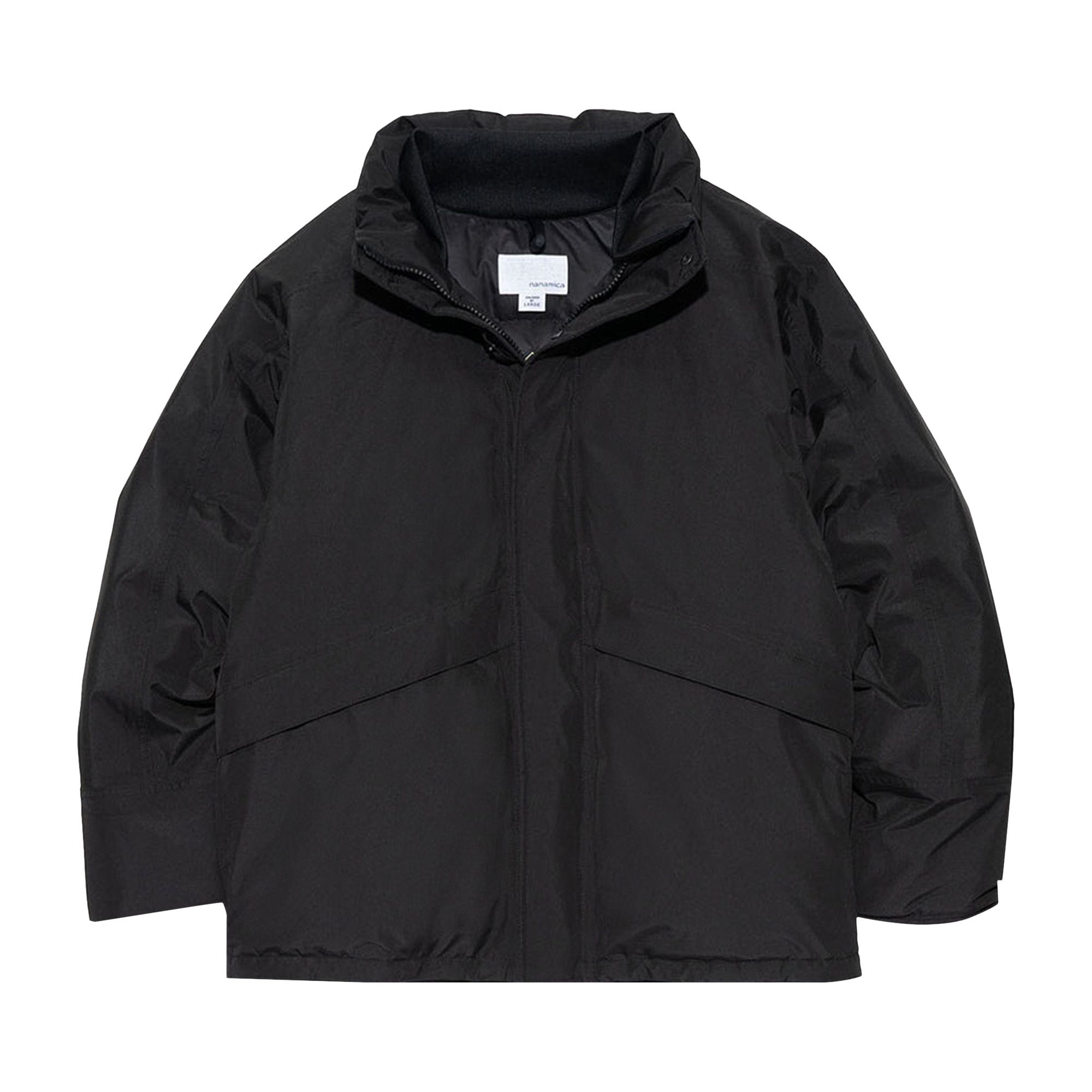 Buy nanamica GORE TEX Short Down Jacket Black SUAF354U BLAC GOAT CA