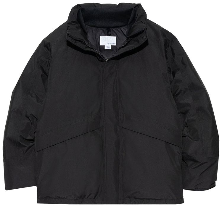nanamica GORE TEX Short Down Jacket Black