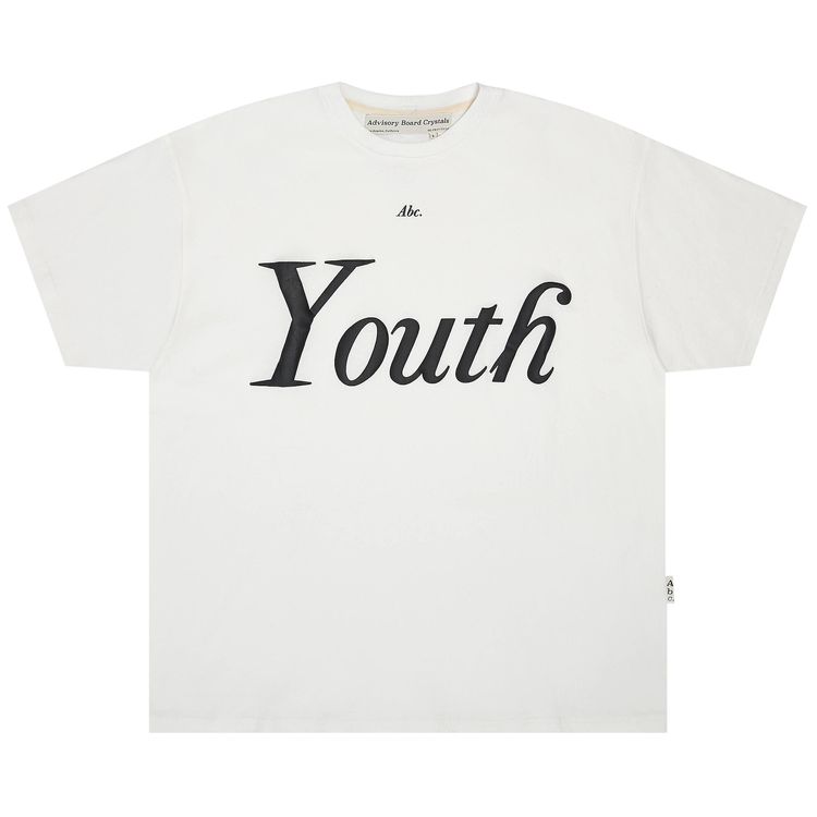 Advisory Board Crystals Youth Short Sleeve T Shirt White