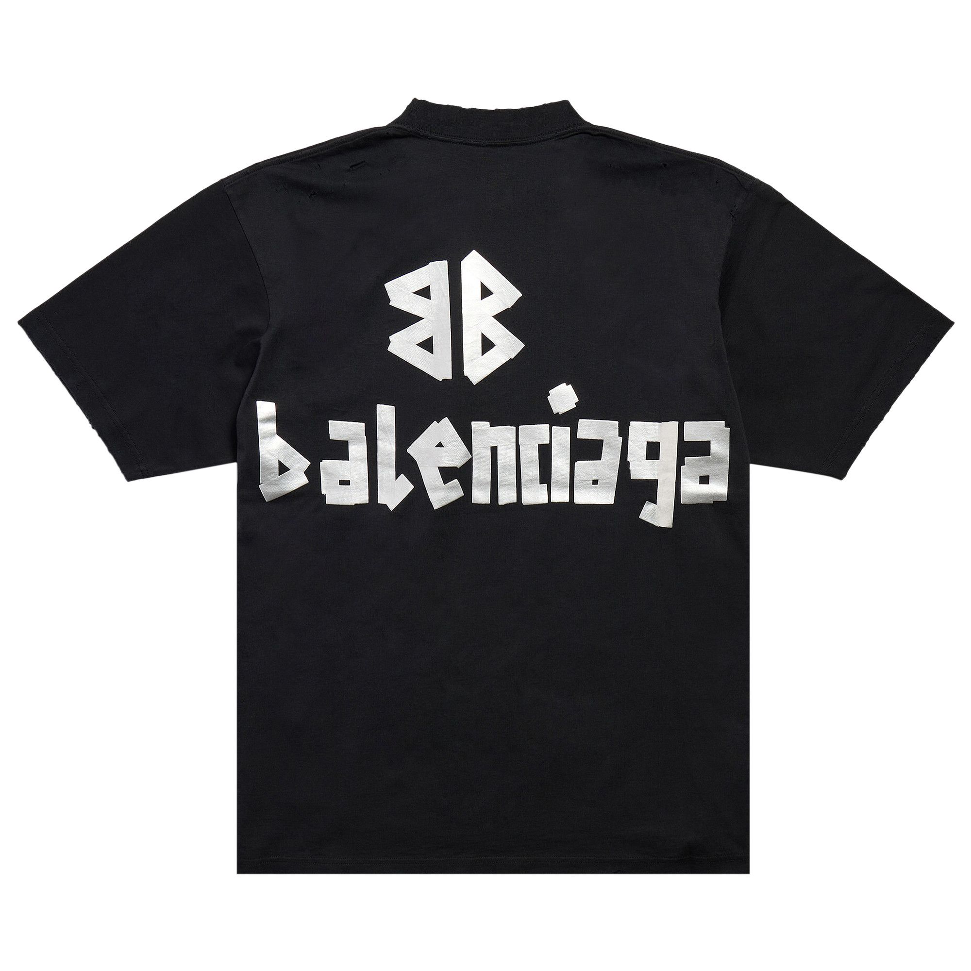 Buy Balenciaga Medium Fit T Shirt Faded Black Silver 739784 TQVQ8 1073 GOAT