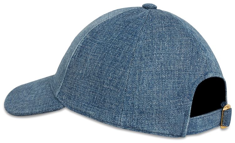 CELINE Triomphe Baseball Cap Dark Union Wash