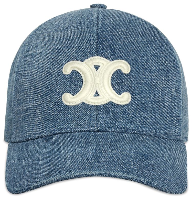 CELINE Triomphe Baseball Cap Dark Union Wash