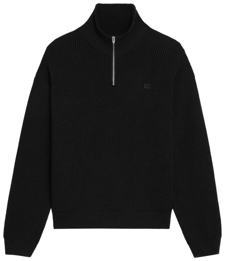 CELINE Trucker Sweater Black