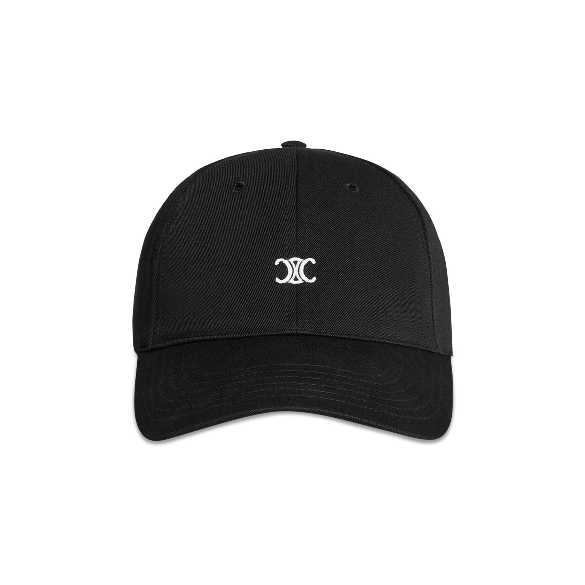 Buy CELINE Triomphe Baseball Cap 'Black/Off White