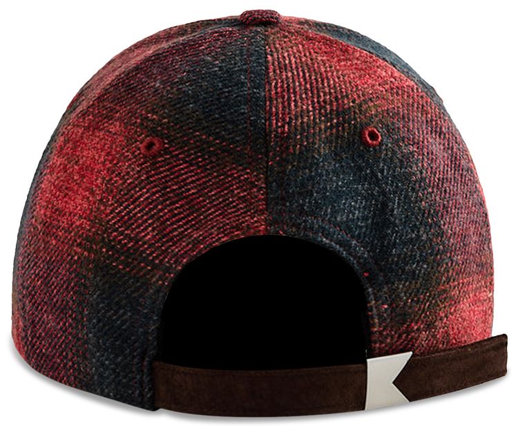 Rhude Flannel R Patch 6 Panel Hat Multicolor