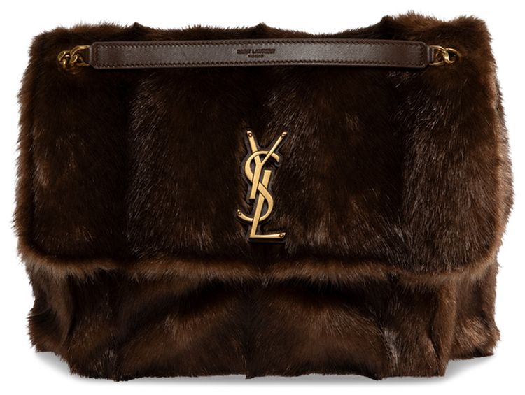 Saint Laurent Large Nikki Handbag Deep WalnutBark Brown