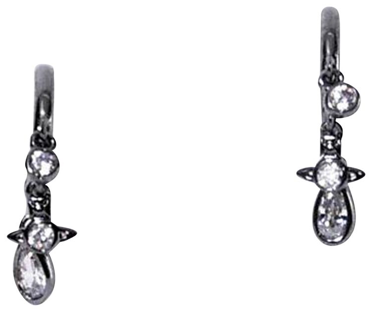 Vivienne Westwood Gale Earrings Ruthenium