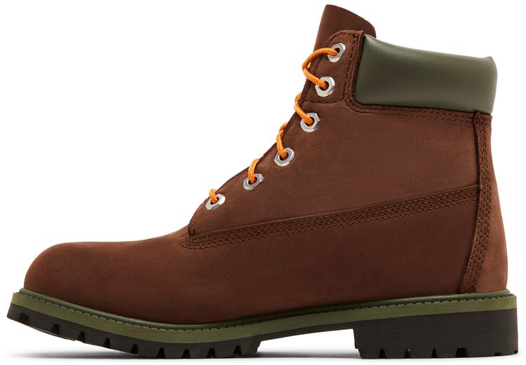 Timberland 6 Inch Premium Boot Junior Dark Brown
