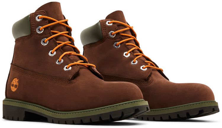 Timberland 6 Inch Premium Boot Junior Dark Brown