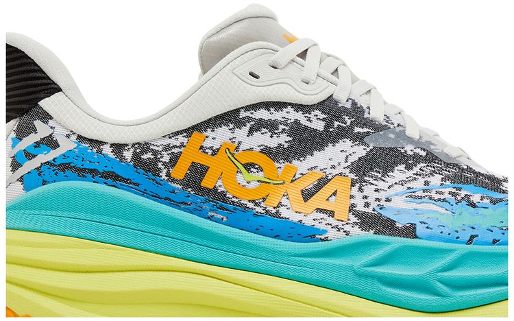 HOKA Stinson 7 White Evening Primrose