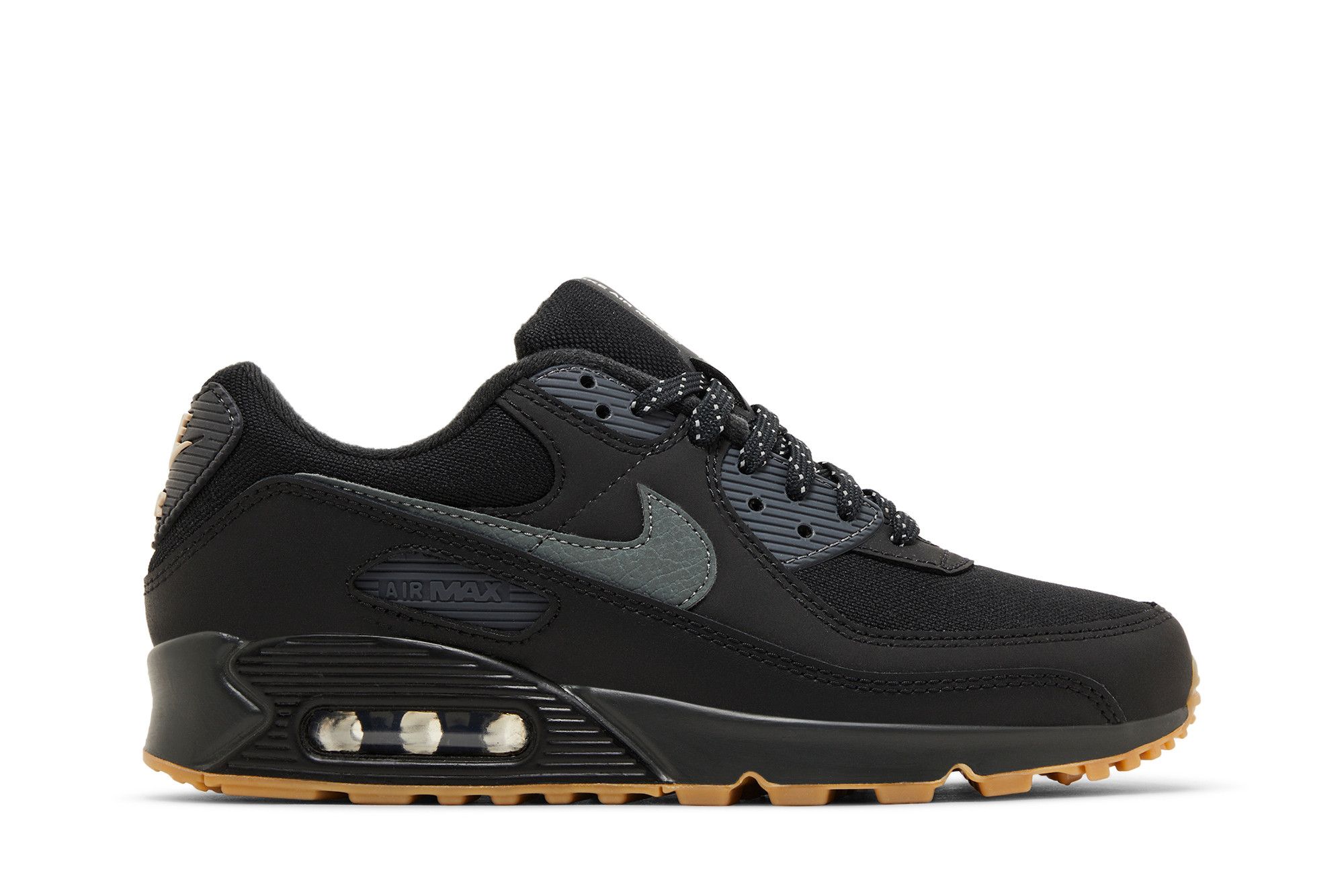 Buy Air Max 90 Black Smoke Grey Gum FV0387 001 GOAT
