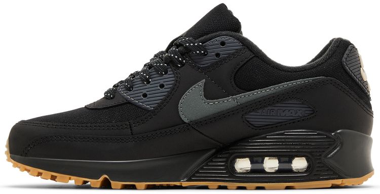 Nike Air Max 90 Black Smoke Grey Gum