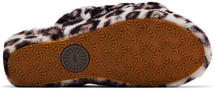 Wmns Fluff Yeah Slide Panther Print   Stormy Grey