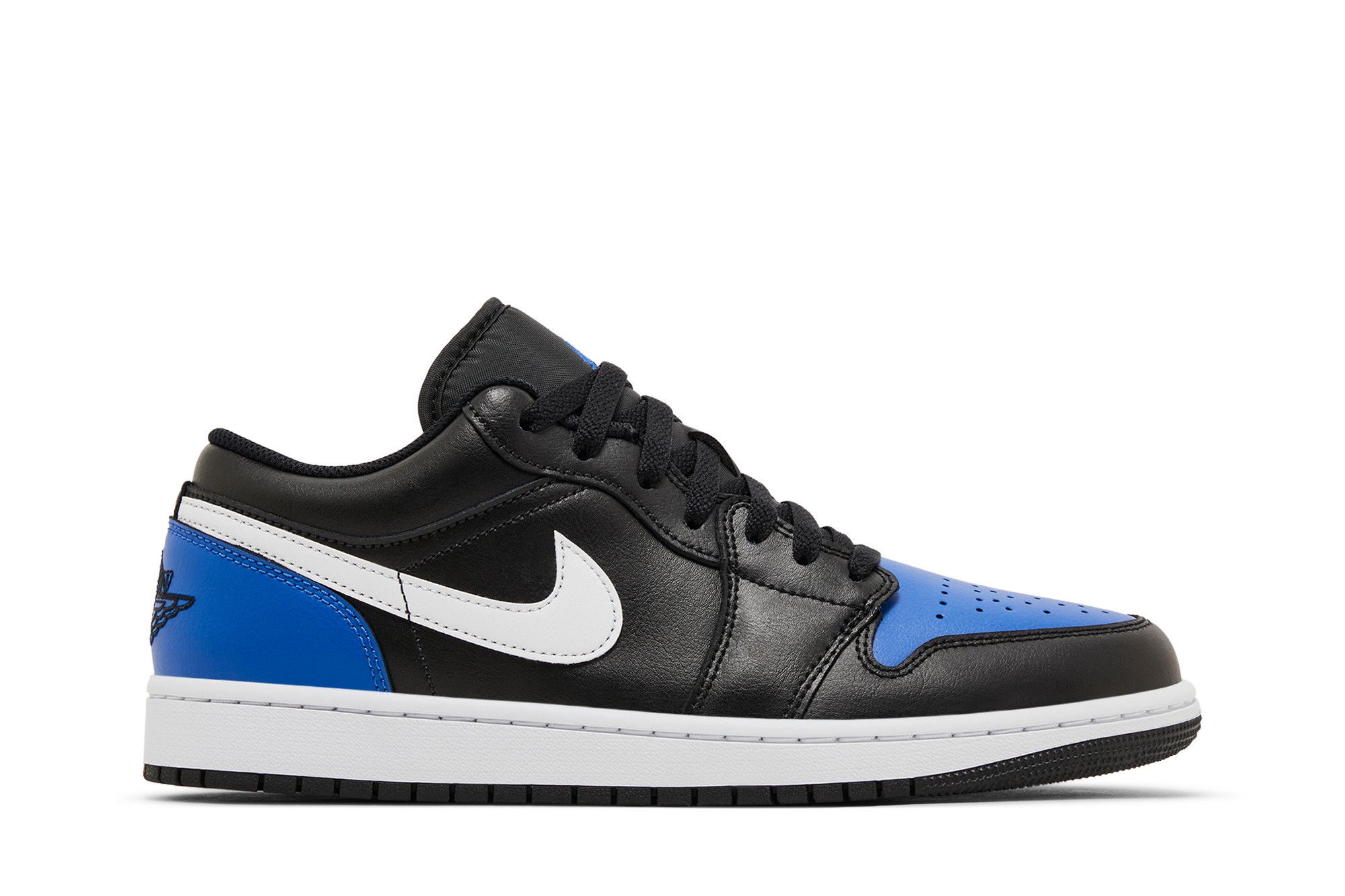 Buy Air Jordan 1 Low 'Black Royal Toe' - 553558 042 | GOAT