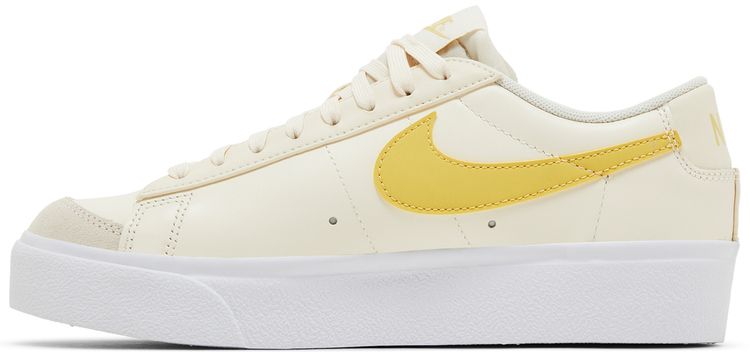 Nike Wmns Blazer Low Platform Pale Ivory Saturn Gold