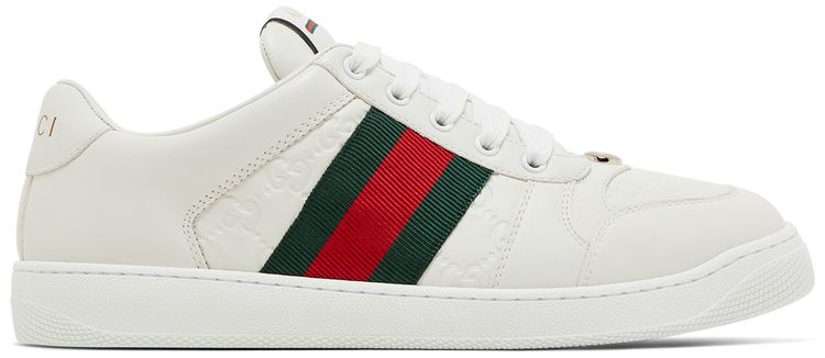 Gucci Screener Sneaker GG Embossed   White