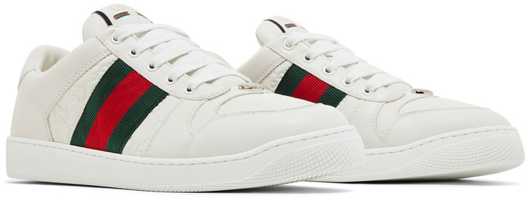 Gucci Screener Sneaker GG Embossed   White