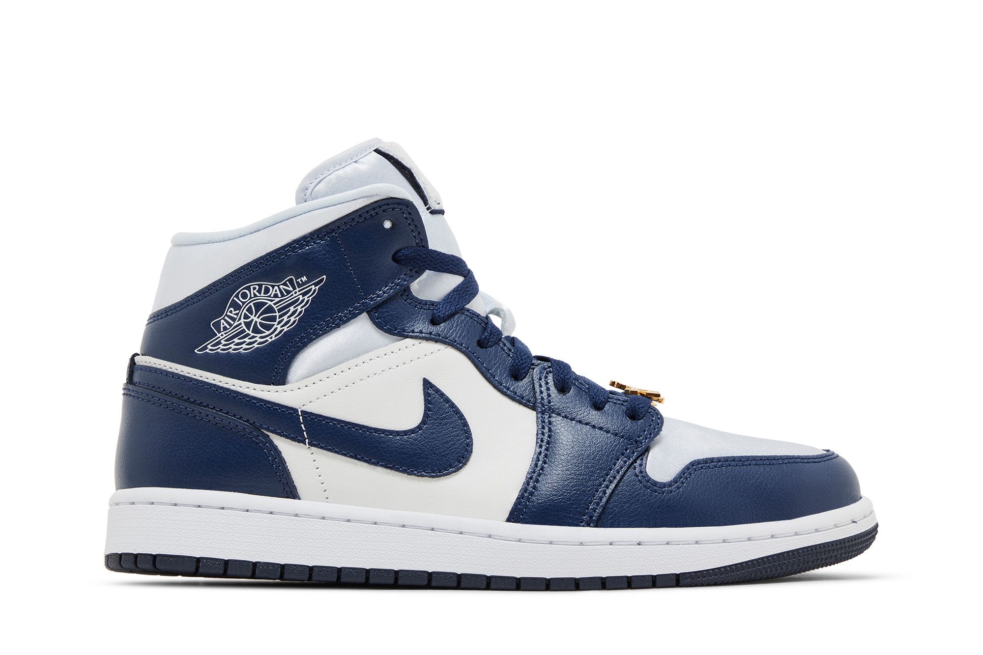 NIKE AIR JORDAN 1 MID ナイキ エアジョーダン1 MID FZ8777 044 FZ8777-044 Nike Air Jordan 1 Mid Football Grey Mid Night