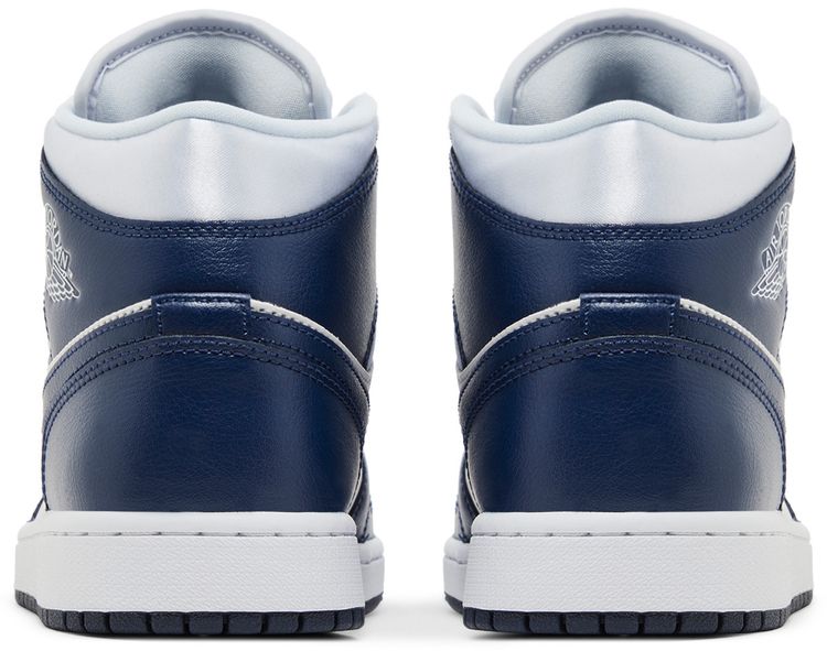 Wmns Air Jordan 1 Mid Midnight Navy Gold Charms