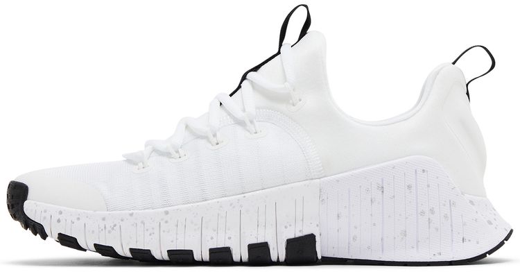 Wmns Free Metcon 6 White Metallic Silver Black
