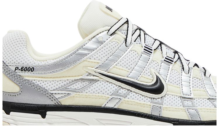 Nike Wmns P 6000 Coconut Milk Metallic Silver