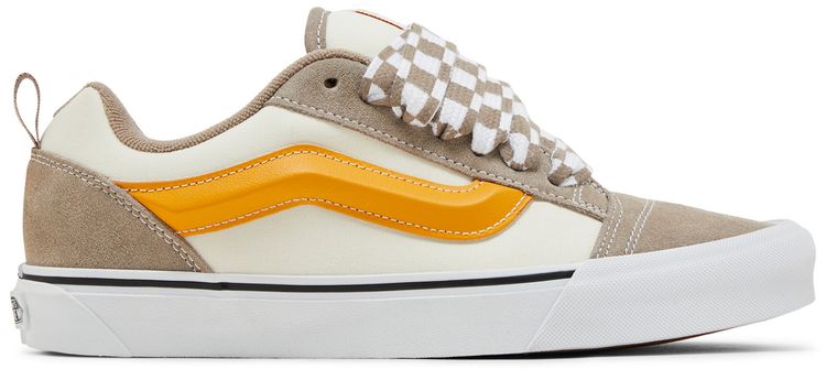 Vans Knu Skool Mega Check   Grey Marshmallow