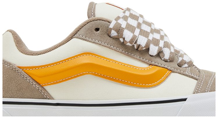 Vans Knu Skool Mega Check   Grey Marshmallow