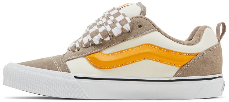 Vans Knu Skool Mega Check   Grey Marshmallow