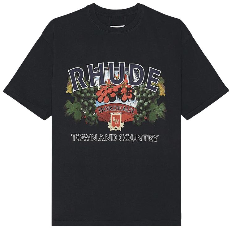 Rhude Town And Country Tee Vintage Black