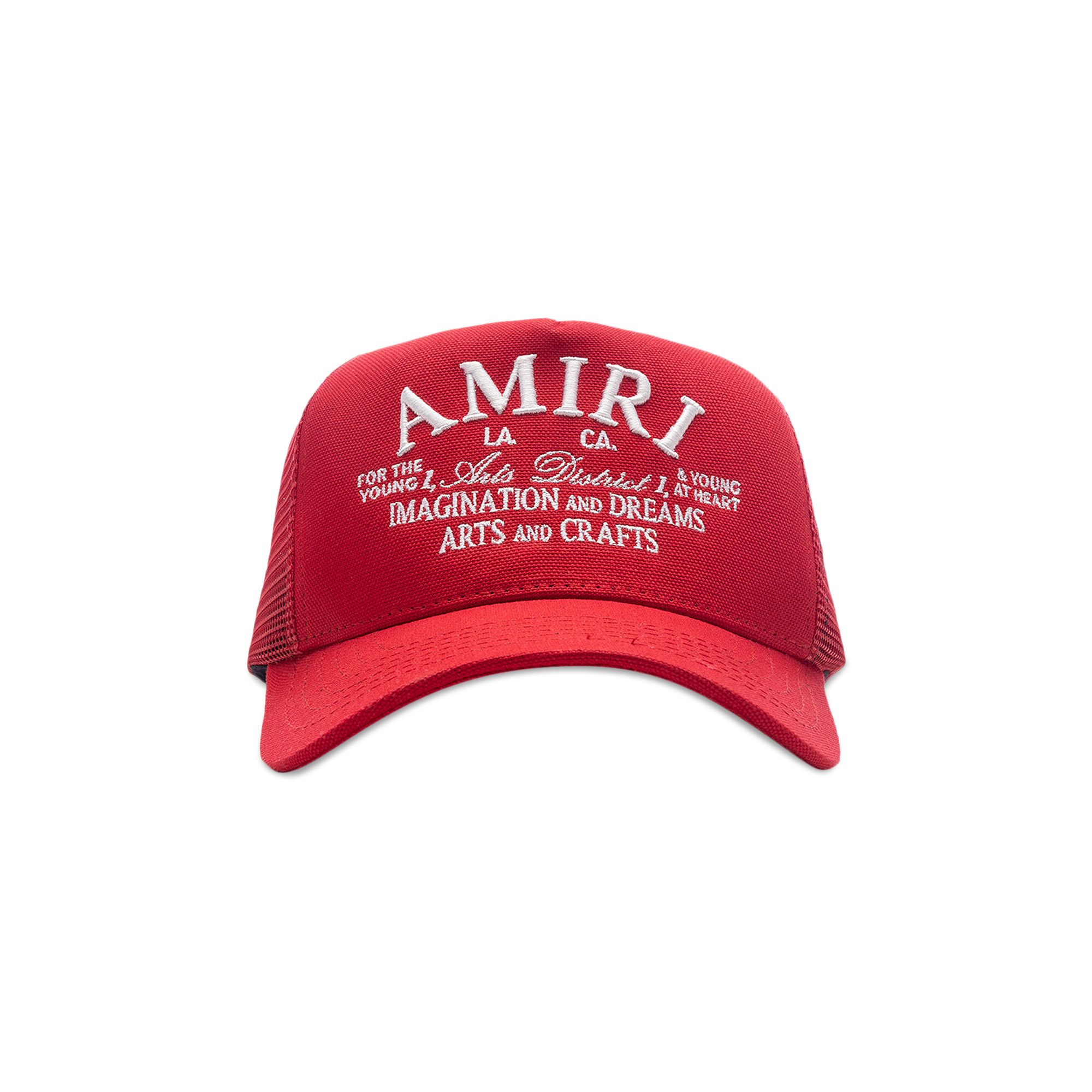 Buy Amiri Arts District Trucker Hat 'Red' - AMHATR1008 610 RED | GOAT