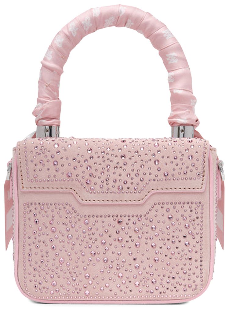 Amiri Crystal Micro MA Bag Pink