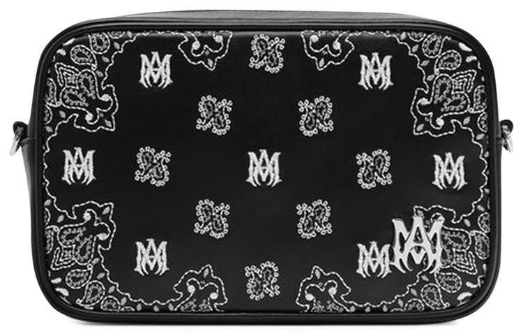 Amiri Bandana Embroidered Camera Case Black