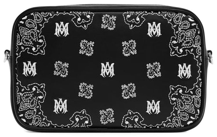 Amiri Bandana Embroidered Camera Case Black