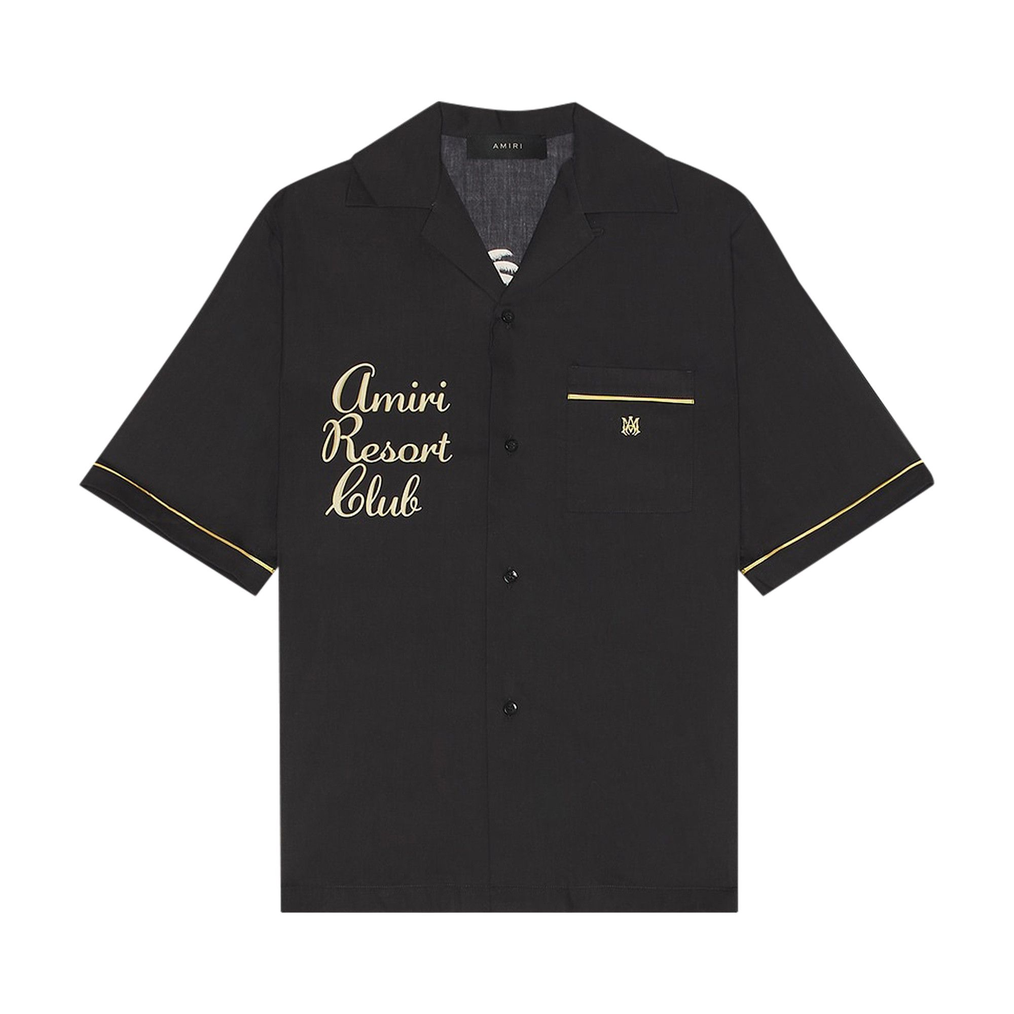 Buy Amiri Twisted Palms Shirt 'Black' - AMSTBW1011 001 BLAC | GOAT