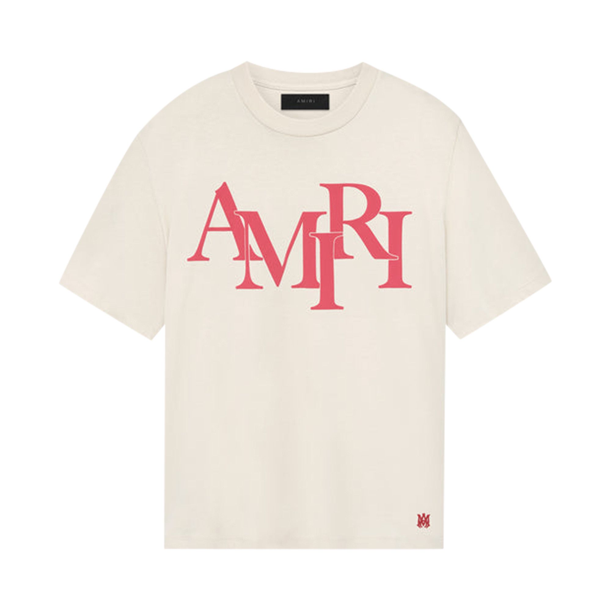 Buy Amiri Staggered Tee Beige 'Cream' - AMJYTE1078 699 CREA