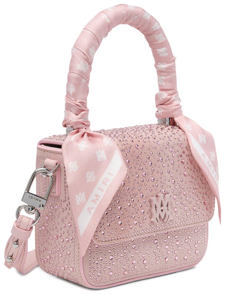 Amiri Crystal Micro MA Bag Pink