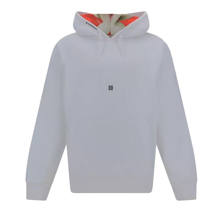 Givenchy Wide Crest Hoodie White