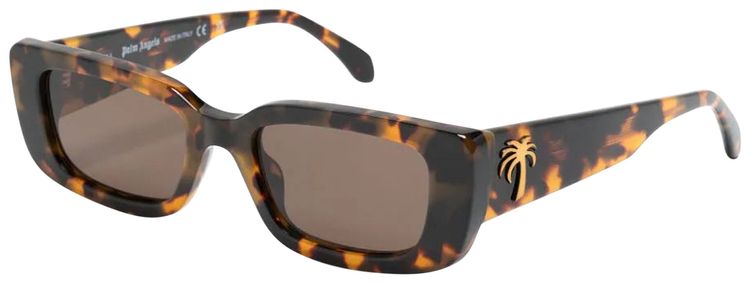 Palm Angels Yosemite Sunglasses Havana Brown