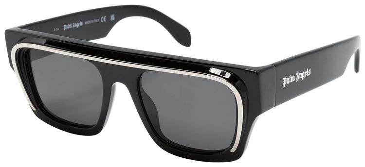 Palm Angels Salton Sunglasses BlackDark Grey