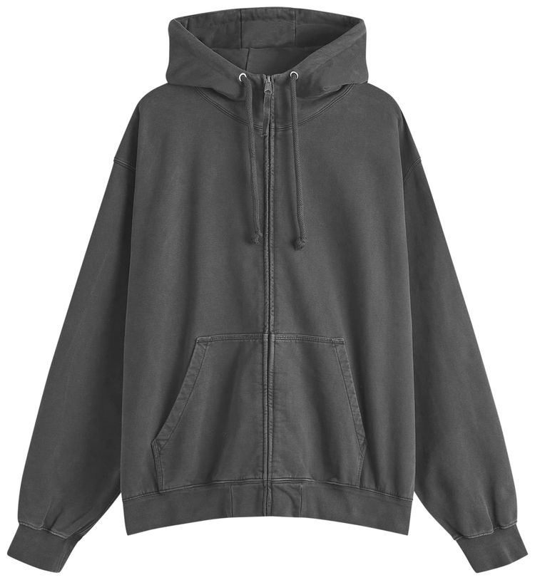 Maison Margiela Logo Embroidered Hoodie Black