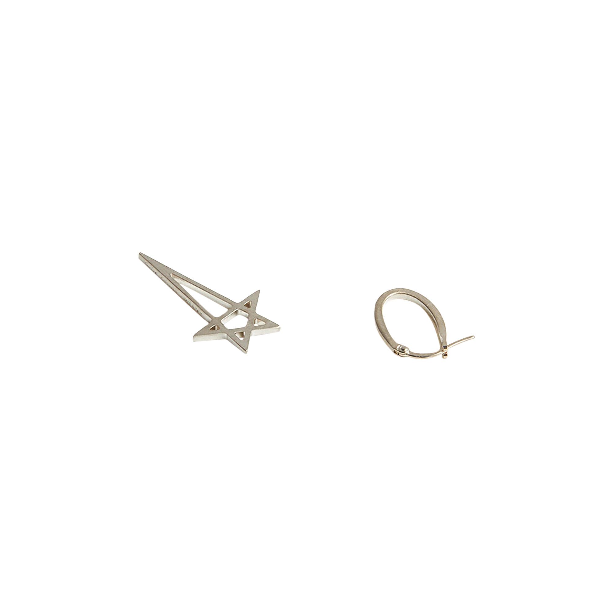 Buy Rick Owens Pentagram Earring 'Silver' - RJ0000067 MMT Buy Rick Owens Pentagram Earring 'Silver' - RJ0000067 MMT