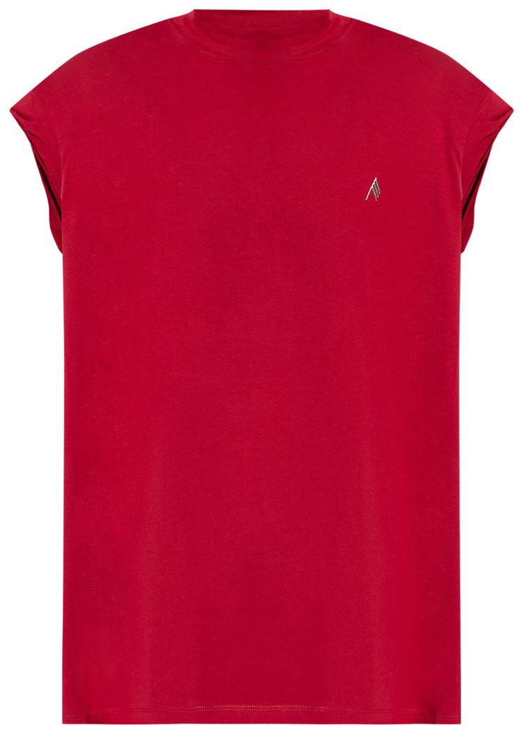 The Attico Laurie T Shirt Red