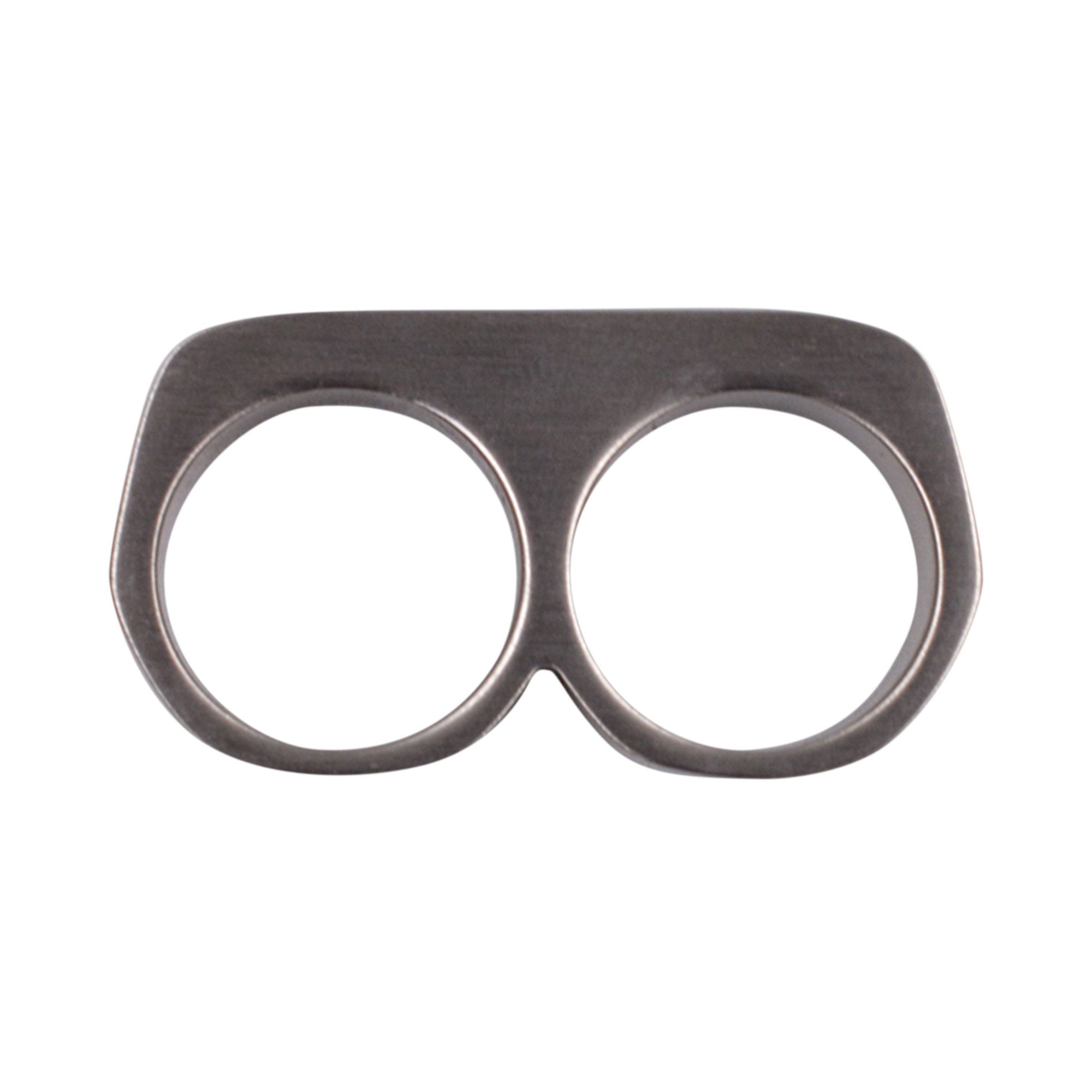 ダブルリング●RICK OWENS●RJ0000055 MMT Buy Rick Owens Lido Double Grill Ring 'Brass' - RJ0000055