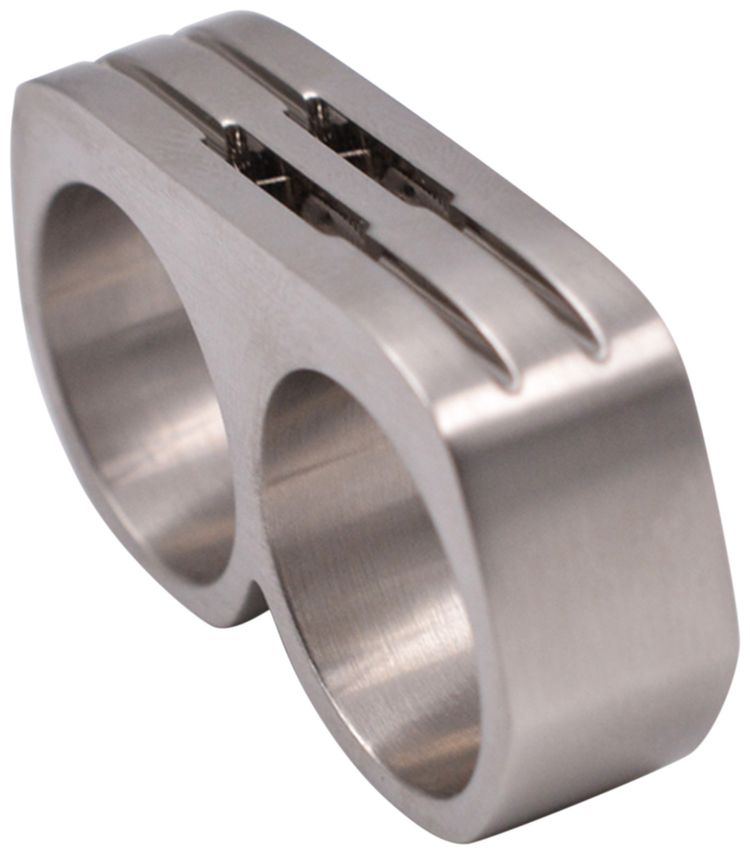 Rick Owens Lido Double Grill Ring Brass