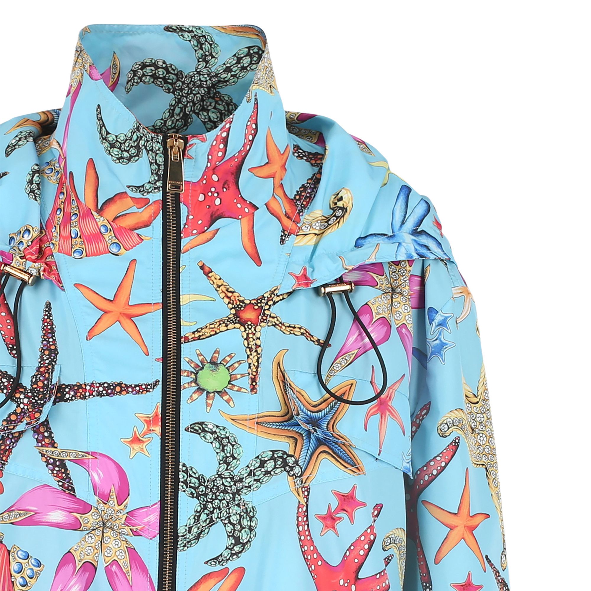 Buy Versace Lightweight Jacket Blue A89496 1F00948 5U010 GOAT SA