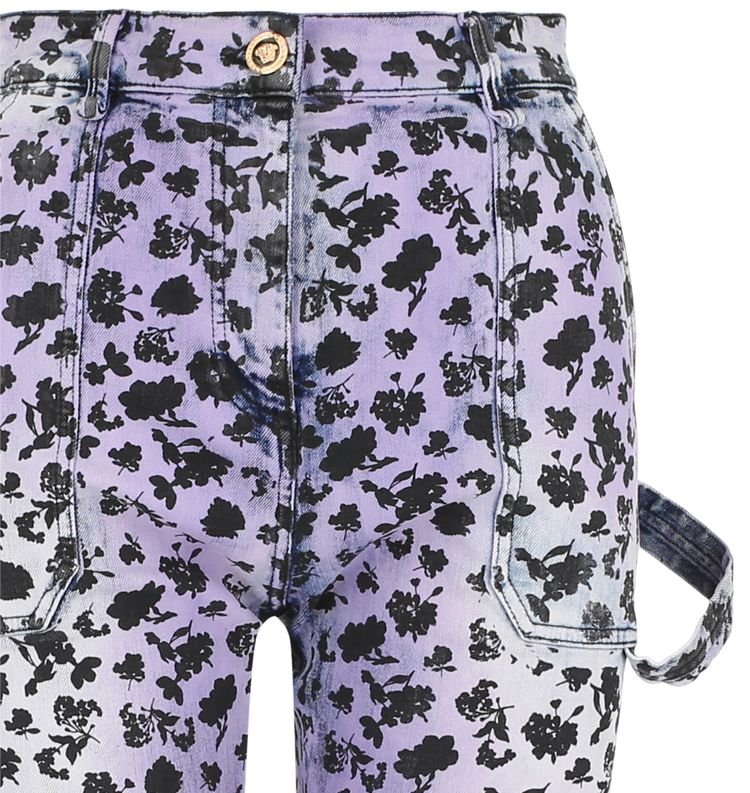 Versace Denim Pants Multicolor