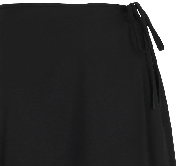 Versace Swim Wrap Skirt Black