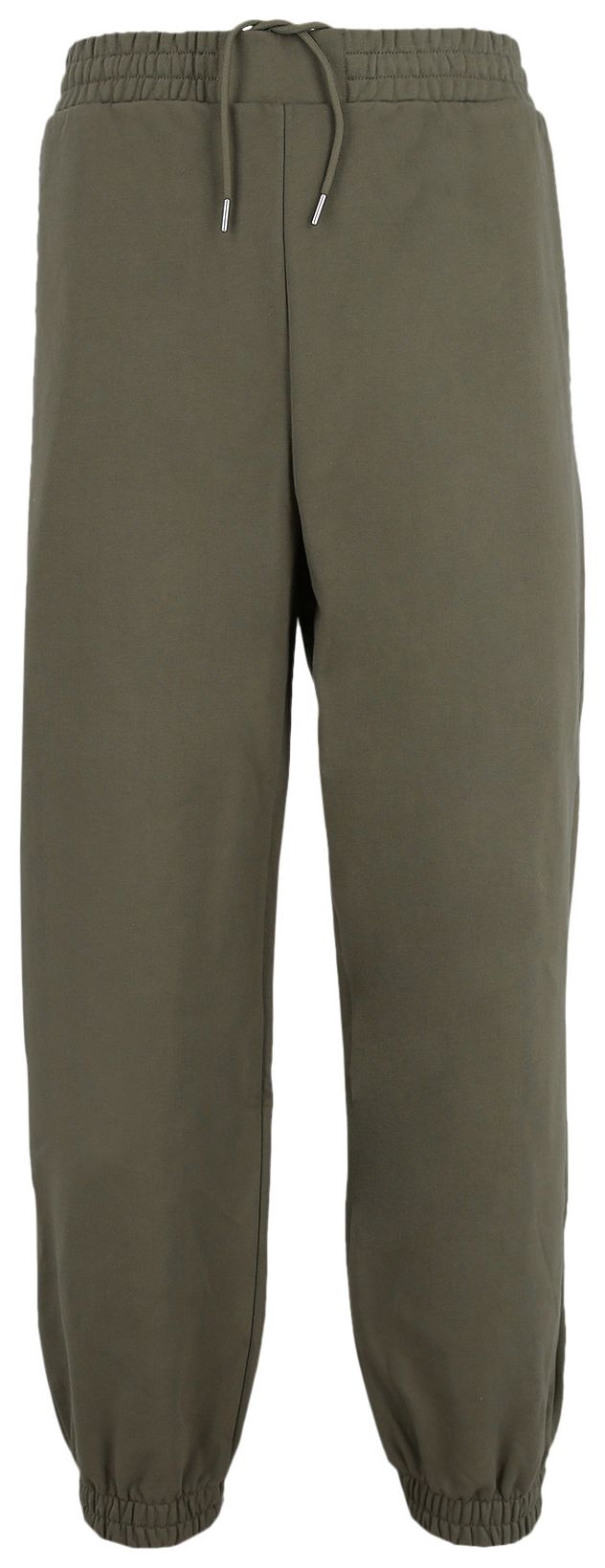 Alexander McQueen Small Metal Logo Sweatpants Military Khaki