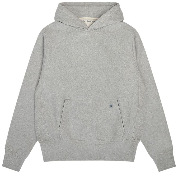 Advisory Board Crystals Hologram Fleece Terry Pullover Hoodie Grey